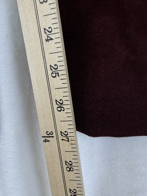 Talbots Velveteen Pants 10 Curvy Burgundy Side Zip Women’s