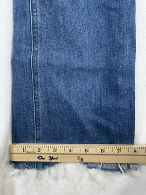 Paige Claudine Jeans 26 Raw Hem Blue Womens Denim