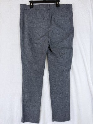 Ann Taylor Loft The Sutton Skinny Pants 8 Gray Womens Dress Pants