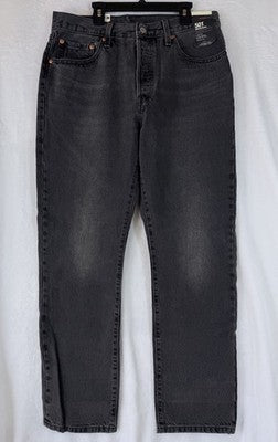 Levis 501 Jeans 31 Womens 31x30 Button Fly Black Levi’s High Rise New NWT