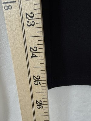 Ann Taylor Ponte Leggings Medium Black Knit Stretch Womens