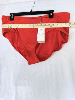 Calia Bikini Bottom XXL Red Adjustable Tie Front Womens Swim Swimwear New NWT