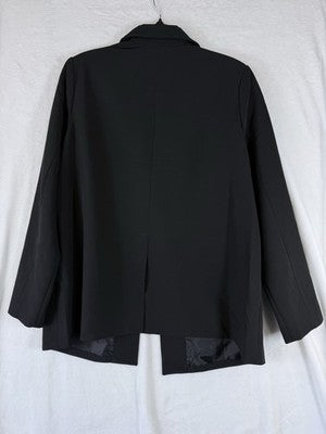 Old Navy Blazer Women Large Black Jacket Classic Stretch New NWT