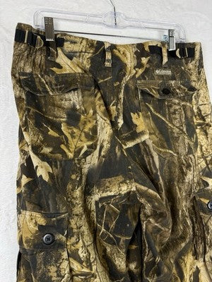 Columbia Timberwolf Camo Pants 32 32x31 Mens Hunting Cargo