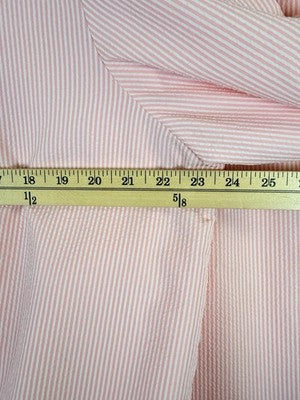 Blair Women’s Clothing Jacket Pants Large Petite Pink Seersucker Outfit Lot Set