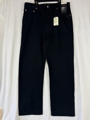 Levis Ribcage Straight Ankle Jeans 32 Womens 32x29 Black Levi’s New NWT