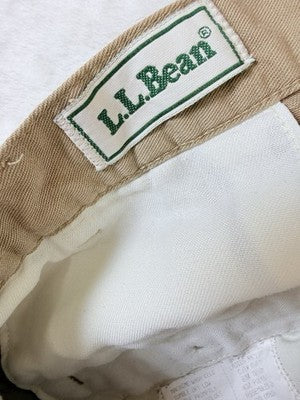Vintage LL Bean Pants Womens 8 Khakis Pleated High Rise 80s Hipster