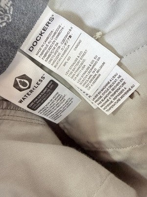 Dockers Smart Flex 360 Pants 33x32 Mens Workday Khakis Brown Classic Fit New NWT