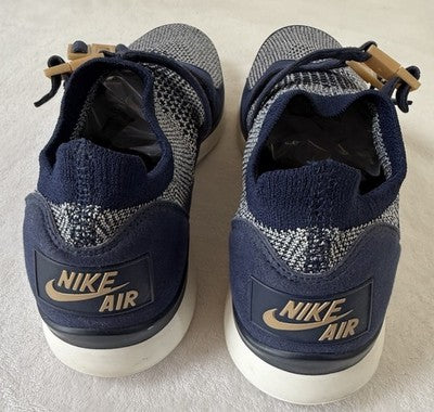 Nike Air Sock Racer Ultra Flyknit 8.5 Womens Sneakers Shoes Slip On Blue
