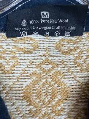 Dale Of Norway Cardigan Sweater Medium 100% Wool Womens *FlawRead