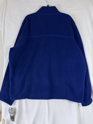 LL Bean Fleece Jacket XXL Tall Mens Blue Polar Fleece Full Zip Vintage New NWT