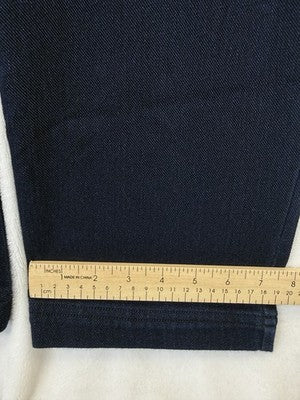 Appleseeds Pants Medium Pull On Denim Dark Blue Womens
