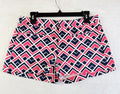 Gap Shorts 4 Petite Womens 3” Pink Blue Geo Print 4P 100% Cotton