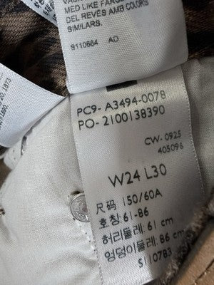 Levis Baggy Dad Jeans 24 Womens Leopard Print 24x30 Mid Rise Denim New NWT