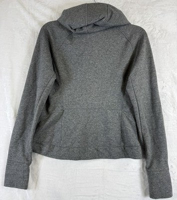 Gap Fit All Elements Hoodie Small Womens Gray Long Sleeve Full Zip Jacket GapFit