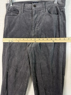 Gap Velvet Pants 30 True Skinny Gray Velveteen Denim Womens