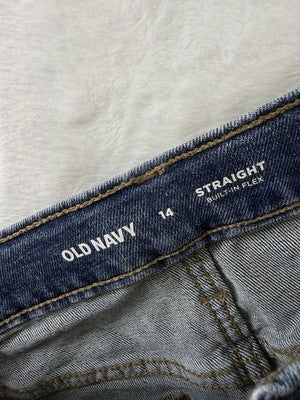 Old Navy Boys Jeans 14 Built In Flex Straight Leg Blue