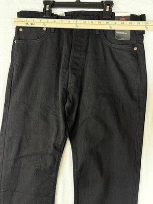 Levis 501 Slim Taper Jeans Mens 35x32 Black Levi’s New NWT