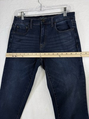 Aeropostale High Rise Jegging 8 Short Dark Blue Jeans Womens Denim