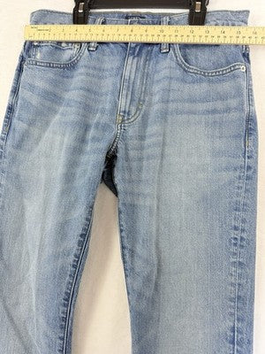 J Crew Jeans Mens 30x30 Flex Straight Leg Light Blue