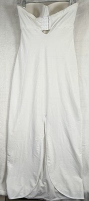 Davids Bridal Shapewear 36C Strapless Full Length Bra Slip White Wedding Dress