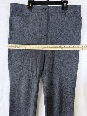Ann Taylor Loft The Sutton Skinny Pants 8 Gray Womens Dress Pants