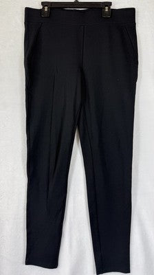 Ann Taylor Ponte Leggings Medium Black Knit Stretch Womens