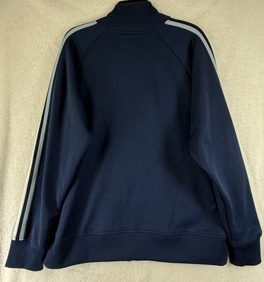American Eagle Track Jacket Large Mens Blue Full Zip Embroidered 83