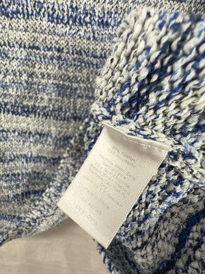 Talbots Small Petite Tops Sweater Boat Neck Blue 3/4 Sleeve Womens SP