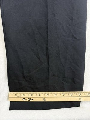 Vintage Talbots Dress Pants 16 Navy Blue Wool Stretch Italian Fabric Womens