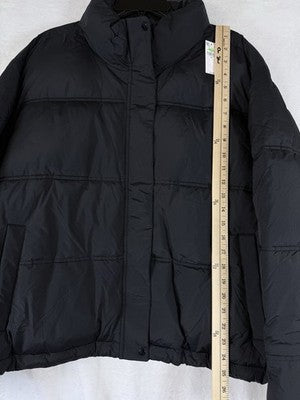 Old Navy Puffer Jacket 2x Black Plus Size Womens New NWT