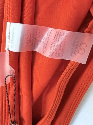 Calia Bikini Bottom XXL Red Adjustable Tie Front Womens Swim Swimwear New NWT