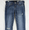 Aeropostale Skinny Jeans Women 0 Blue Denim Distressed