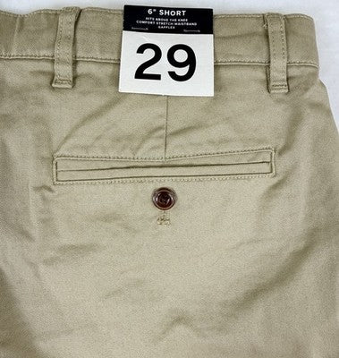 Gap 6” Vintage Shorts 29 Mens Relaxed Tan Beige New NWT