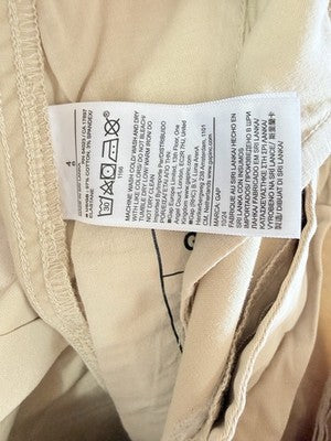Gap Downtown Khaki Shorts 4 Women Tan Beige 4” Cotton Stretch New NWT