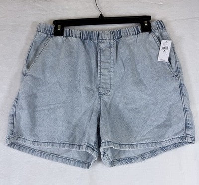 Gap Denim Shorts Women Medium Tall Mid Rise UltraSoft Easy Light Blue New NWT