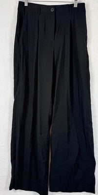 Old Navy Extra High Rise Pants Super Wide Leg 4 Womens Black Trousers