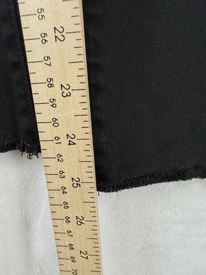 J Crew 9” Demi Boot Crop Jeans 24 Black Denim Womens Raw Hem