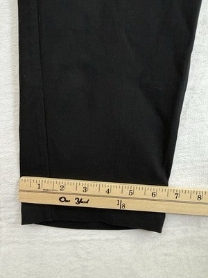 89th & Madison Womens 14W Black Heart Stretch Mid Rise Skinny Ankle Pant New NWT