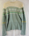J Crew Fair Isle Sweater Women Medium Alpaca Merino Wool