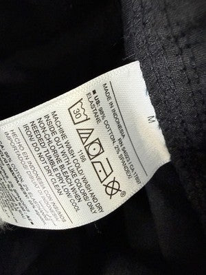 Old Navy OG Shorts Womens Medium Black 6.5” Elastic Back Flat Front