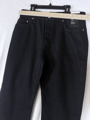 Levis 501 ‘90s Jeans Women 29 Mid Rise Straight Leg Black 29x30 Levi’s New NWT