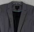 Worthington Blazer 6 Black White Open Front Jacket Geometric Print Stretch
