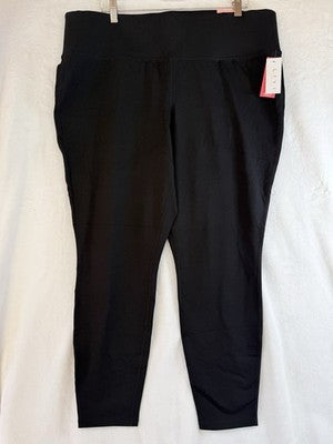 Livi Active Leggings 22/24 Lane Bryant Black Signature Plus Size Women New