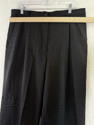 LL Bean Pants Womens 16 Wool Lined Vintage High Rise 90s Pleated