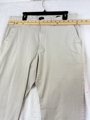 J Crew Flex Straight Pants 36x30 Chinos Tan Beige Mens