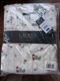 Lauren Ralph Lauren XL Pajamas Fleece Floral Pajama Set Top Pants Women New