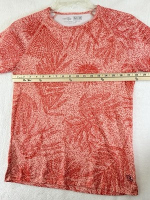 Reel Life Long Sleeve Womens Medium Top Fishing Shirt Thumb Holes Floral Print