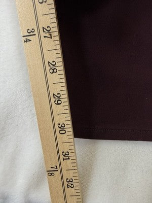 Madewell Jeans Womens 32 Straight Leg High Rise Burgundy Denim