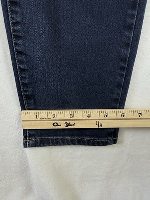 Talbots Flawless Slim Ankle Jeans 6 Dark Blue Womens Denim